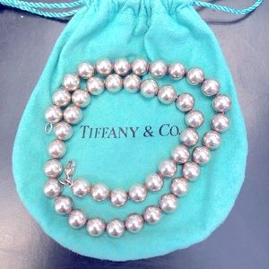 Tiffany & Co. Sterling Ball Necklace